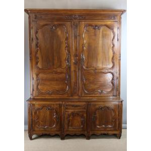 Two-part Walnut Buffet, 18th Century