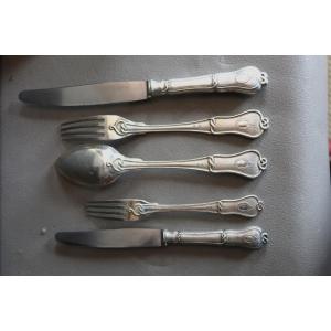 73-piece Silver-plated Cutlery Set In Its Box