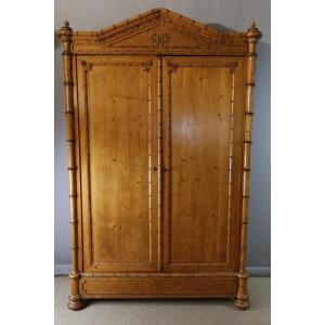 Bamboo Cabinet In Pitch Pine 