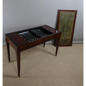 19th Century Backgammon Table