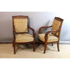 Pair Of Empire Period Armchairs