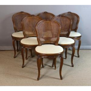 Set Of Six Louis XV Style Chairs