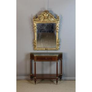 Gilded Wood Mirror 18th Century