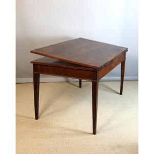 Walnut Wallet Table, 19th Century