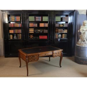 Walnut Desk By Potheau Constantin XIX
