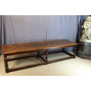 Large Oak Table, 19th Century