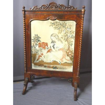 Mahogany Fireplace Screen From