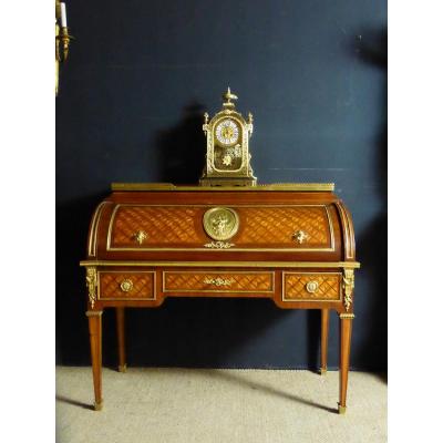 Office Cylinder Marquetry