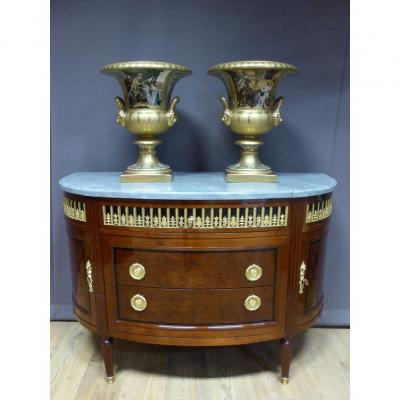 Pair Of Large Medici Porcelain Vases