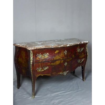 Louis XV Style Dresser In Lacquer