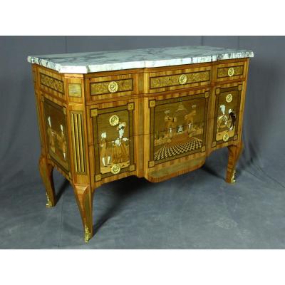 Louis XV Louis XVI Transition Commode
