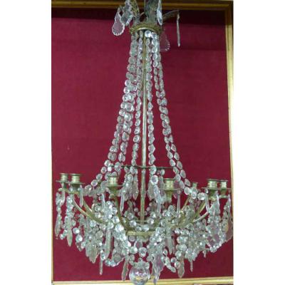 Grand Chandelier Empire Period, XIXth Century