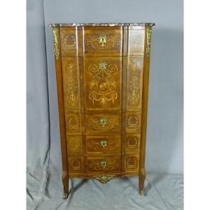 Secretary XIX In Marquetry