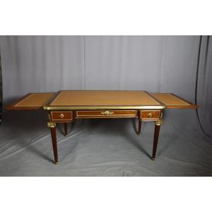Desk Louis XVI Speckled Mahogany XIX
