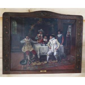 Interior Scene By Gaston Bonfils