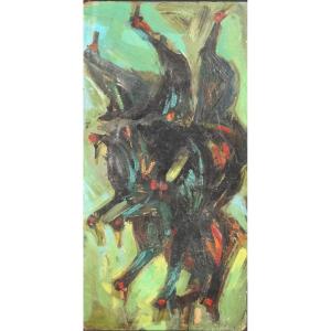 "study Of Polo Horses" By Pierre Gaillardot