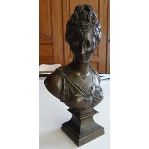 19th Century Bronze Bust 