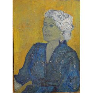 Portrait Of A Woman By Francis Beaudelot