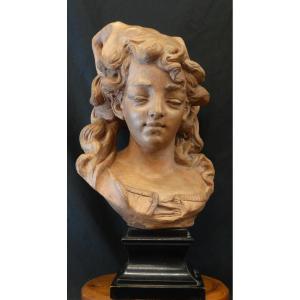Female Terracotta Bust 19th Century