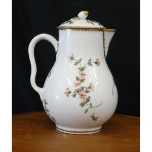 German Porcelain Covered Coffee Pot 18th Century