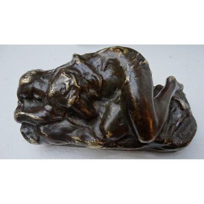 "esquisse d'une jeune femme endormie" par Jean-Baptiste Carpeaux