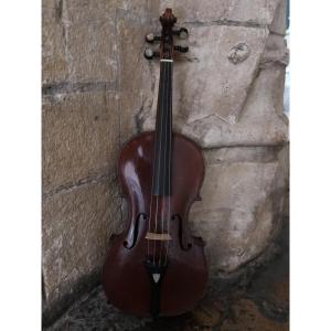 Baroque Violin From Clermont To Mirecourt, 18th Century, Musical Instrument