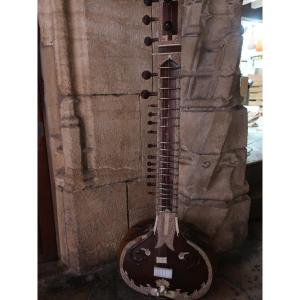 Antique Sitar From The 70s In Playable Condition - Musical Instrument