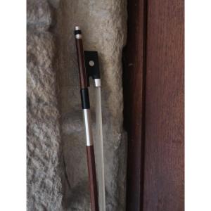 Jc Ouchard 20th Century Violin Bow - Mirecourt Lineage - Musical Instrument