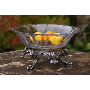 Alfred Daubree Nancy And Baccarat Cup (attributed) 19th Century Silver-plated Bronze