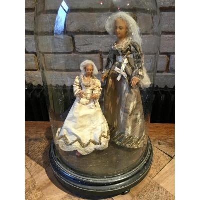 Dressed Fabrics With Wax De Nancy Doll End XVIII E