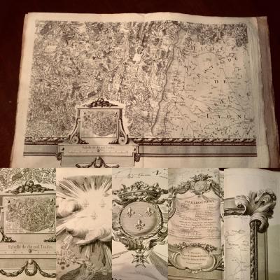 1763 Seguin Particular Card Of The Duchy Of Burgundy 300 X 234 About