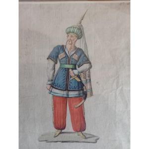 Pair Of Late 18th Century Theater Costume Projects 