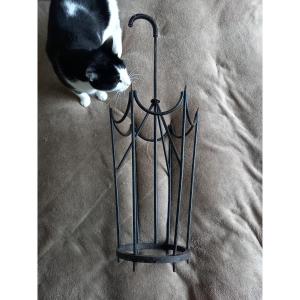 Wrought Iron Umbrella Stand 1950