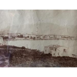View Of Ajaccio In 1865 By Michel Aleo