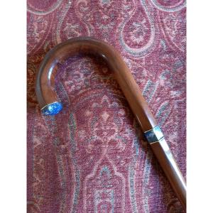 Dandy's Cane, Enhanced With Gold And Lapis Lazuli