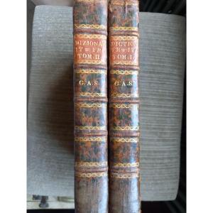 French-italian Dictionary Taken From That Of Abbot François Alberti De Villeneuve 1807