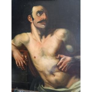 Academy Of Man, Oil On Canvas Dated 1909