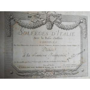 Italian Solfeges: 18th Century Singing Method
