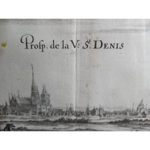 Perspective Of The City Of Saint Denis Par Merian