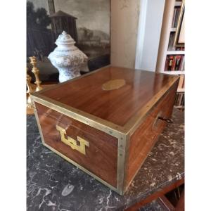 English Jewelry Box Mid 19th Century