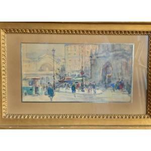 The Boulevard De Strasbourg In Paris By Georges Rouault