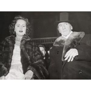 Sacha Guitry And Lana Marconi Vintage Print