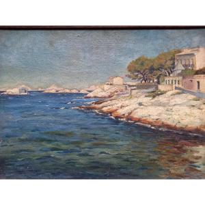 Marseille: View Of The Corniche Around 1900
