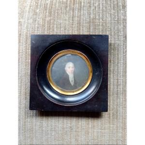 Miniature Circa 1810, A Young Man