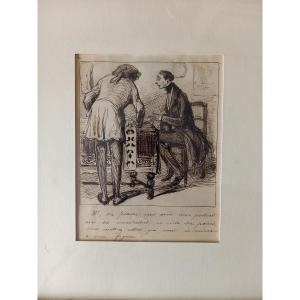 The Painter And The Whims Of The Client 2/ Pen Around 1840