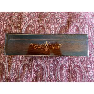 Charles X Box In Rosewood With Holly Trim 