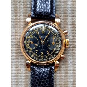 Dodane. Dod 601 Chronograph. Circa 1950, 18k Gold