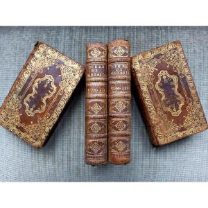 Venice 1765. Dramatic Works By Pietro Metastasio. Five Volumes Bound In Four Tomes