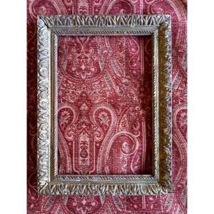 16th Century. Louis XIII Frame In Carved And Gilded Wood
