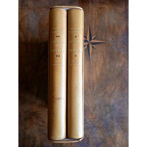 1928. Letters From Tonkin . Illustrated By Jean Bouchaud . 2 Volumes .